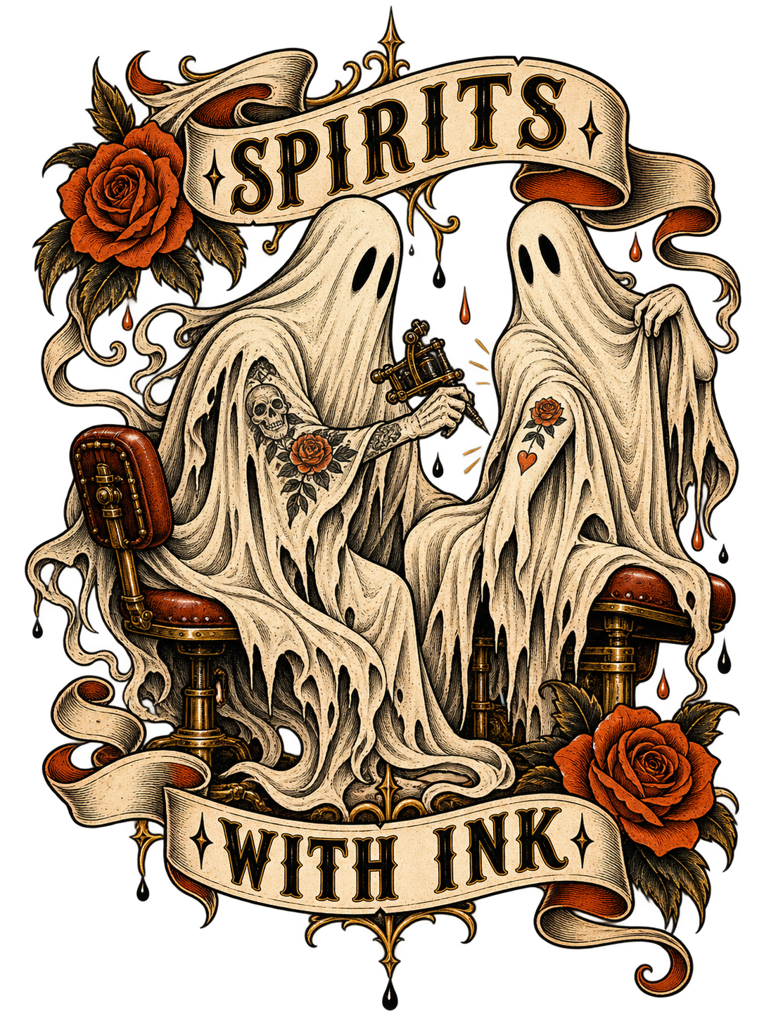 Spirits With Ink original tattoo artwork from the Tattoo Media Network shop